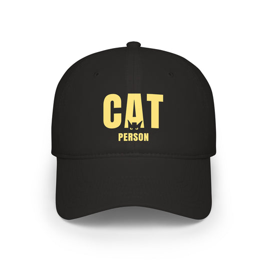 Cat Person baseball cap